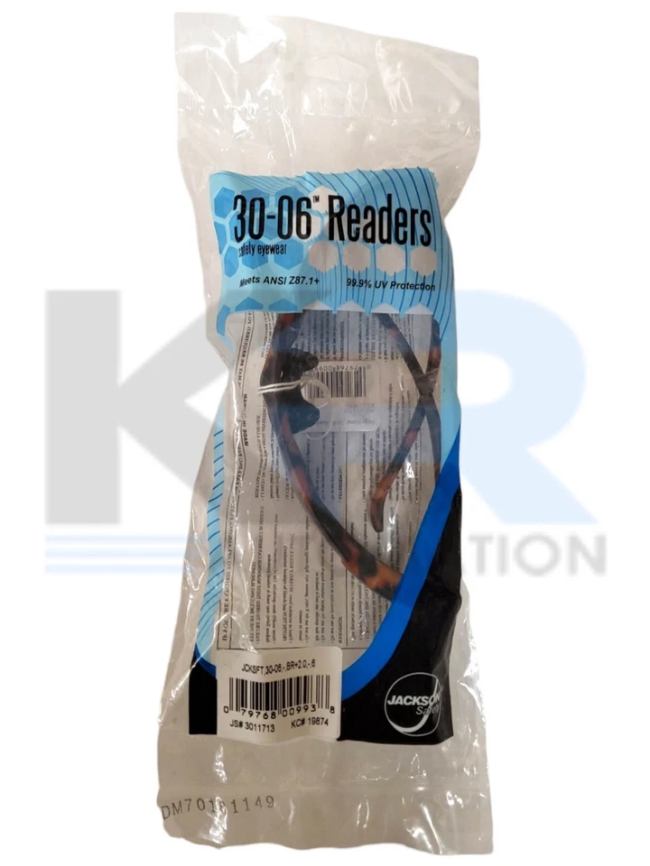 NUEVO SELLADO *LOTE DE DOS* Lectores de gafas de seguridad Jackson Safety 3011712 30-06 Foto 1 de 4