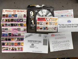 Vintage 1990s BMG Music Service Club CD Mail Order Stamp Sheet Memorabilia - Bild 1 von 4