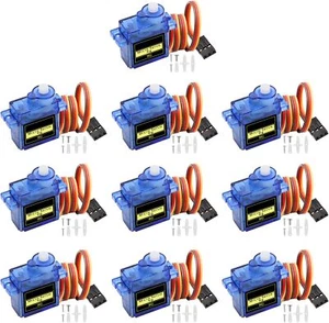 10x Micro Servo 9G para RC Avión Barco Robot Arduino Raspberry Azul - Imagen 1 de 5