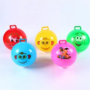 Inflatable Hopping Jumping Ball Bouncer Hopper Handle Kids Outdoor Fun Beach JC - Picture 1 of 6
