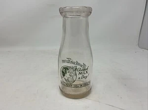 Vintage Mountain Farm Milchflasche 10 Unzen - Bild 1 von 5