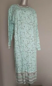 Liquette Taille 6 Rose Pomme Clefs 100% Coton Imprimé Bleu ciel - Picture 1 of 5