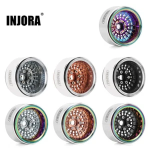 INJORA -10mm Offset Aluminio 1.9 Beadlock Ruedas para SCX10 Pro TRX4 VS4-10 Gen8 - Imagen 1 de 31
