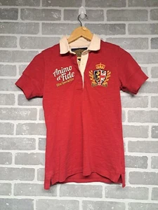 Top Kevingston Special Denim ragazza polo anima logo ricamato taglia 0 Y2K top - Foto 1 di 11