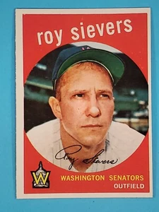 1959 Topps Roy Sievers Washington Senators #340 EX 🙂 - Bild 1 von 11