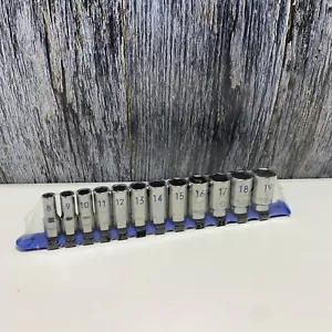 Matco Tools 3/8” Drive 12 Piece Metric Midlength Chrome Socket Set - SBIM126TA - Picture 1 of 10