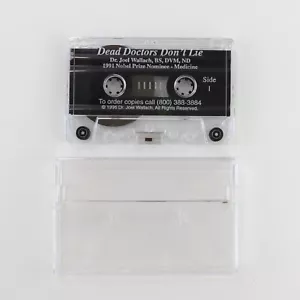 Dead Doctors Don't Lie by Dr. Joel Wallach Cassette Tape w/ Case 1996 - New - Imagen 1 de 5