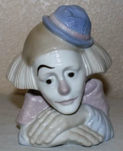 Porcelain Meico "Feelings" Sad Clown from Paul Sebastian Collection Vintage - Picture 1 of 10
