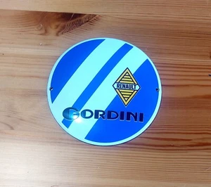 GORDINI RENAULT France Emailschild MAKELLOS Werkstatt Garage Tür-Schild 12cm - Bild 1 von 6