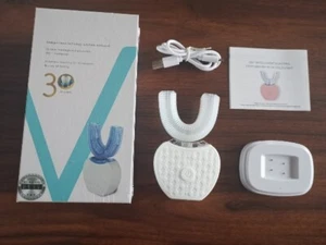360 Grad intelligente automatische elektrische Zahnbürste wasserdicht U Typ Zahn B - Bild 1 von 16
