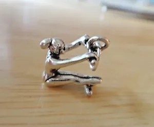 Sterling Silver 3D 16x12mm Uneven Bars Gymnastics Charm! - Picture 1 of 6