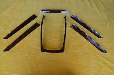 AUDI A4 8K0 _____ WOOD TRIM S4 RS4  S-LINE __ COMPLETE SET !! 6 PIECES Brand New - Image 1 of 4