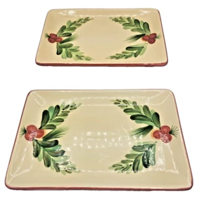 Southern Living At Home Gail Pittman CHRISTMAS MEMORIES Appetizer Plates Set 2 - Picture 1 of 4