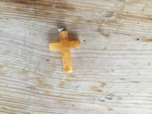 Small polished stone cross - Picture 1 of 1