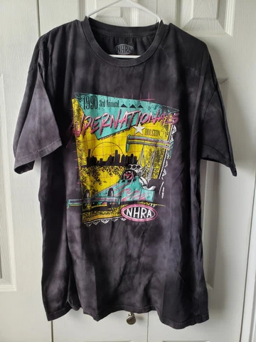 Men's 1990 Racing Shirt NHRA Supernationals Shirt Size Xlarge Cover
