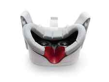 VR Cover: Facial Interface & Foam Replacement Set for Quest 2 (Dark Red & White)
