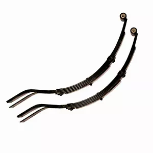 Black 5 Leaf Slipper Spring and Eye Trailer Parts 1000kg One Pair Leaf Springs - Picture 1 of 1