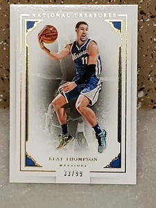 🤩KLAY🏀THOMPSON🤩 NATIONAL💥TREASURES💥 LIMITED ED🌟33 OF 99🌟MINT 🌟CONDITION - Picture 1 of 8