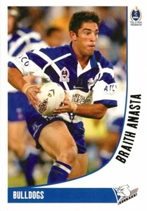 2003 CANTERBURY BULLDOGS NRL Card BRAITH ANASTA Daily Telegraph - Bild 1 von 2