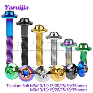 Titanium Bolt M5 M6 Plum Torx Head Ti Grade5 Screw Length 10 12 15 20 25 30 35mm - Picture 1 of 13