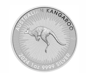 2024 Australian Kangaroo 1oz Silver Bullion Coin In Capsule NEW RELEASE - Picture 1 of 9