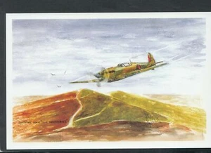 Military Aviation Postcard -  Spitfire Flying Over The Malverns, Worcs   RT2430 - Picture 1 of 2
