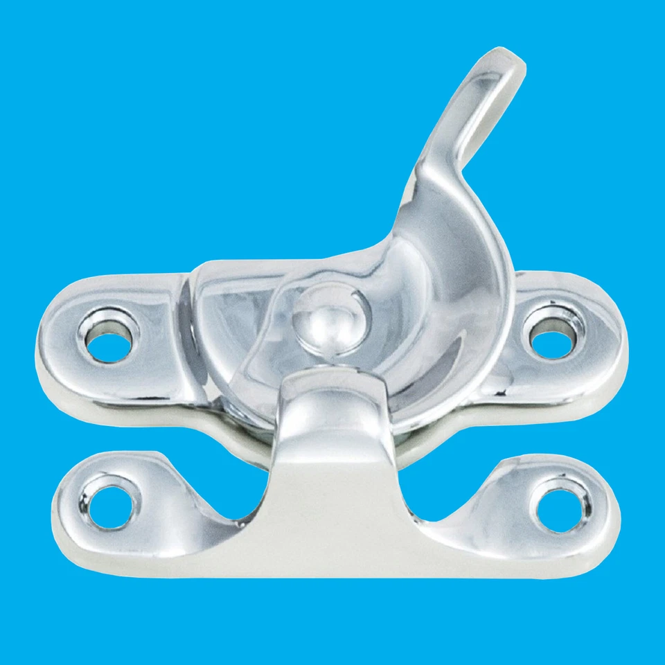 10x Fitch Sash Window Fastener Replacement, Bright Zinc Plated Steel BZP - Image 1 of 1