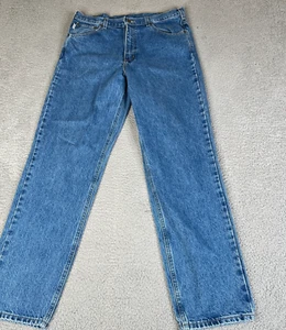 Carhartt Jeans Men 36x34 Blue Relaxed Denim B17 STW Outdoor Streetwear Workwear - Picture 1 of 16