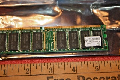 Samung Korea 0309 256 mb DDR PC2700 CL2.5 Ram Card - Image 1 of 3