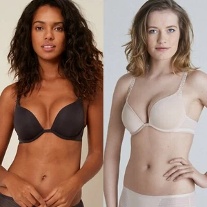 Sujetador push-up Simone Perele Muse triángulo 12c347 varios tamaños y colores nuevo con etiquetas - Imagen 1 de 8