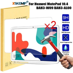 2Pcs Huawei MatePad 10.4 / 10.8 / T8 8.0 Tempered Glass Screen Protector Clear - Picture 1 of 35