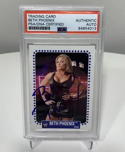 Beth Phoenix WWE Diva HOF Edge Autographed Signed Slabbed Card PSA COA - Picture 1 of 5