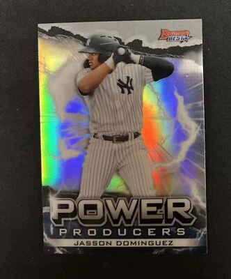 Jasson Dominguez - 2020 Bowman's Best Baseball Yankees Power Producers RR2 - Image 1 of 2