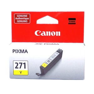 Canon (CLI-271) 0393C001 Yellow Ink Tank Cartridge Brand New - Picture 1 of 4