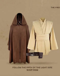 NEW Lightsaber Star Wars Galaxy's Edge Obi Wan Kenobi Hilt OUTFIT L-XL - Picture 1 of 12