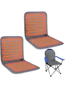 Wenqik 2 Pcs USB Portable Heated Seat Cushion 16.93" x 16.93" Heated Stadium ... - Picture 1 of 10