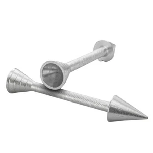 2 Pcs Piping Stick Work Rose Icing Making Cone Holder Cake Decorating - Foto 1 di 12