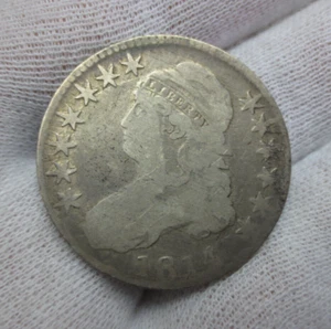 1814 (4 Over 3) Bust Half Dollar (Set Break) - Picture 1 of 7