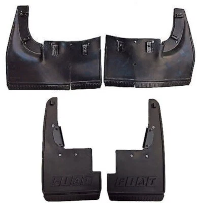 KIT PARASPRUZZI PARASCHIZZI COMPLETI PANDA 141 ORIGINALI con staffe - Image 1 of 4