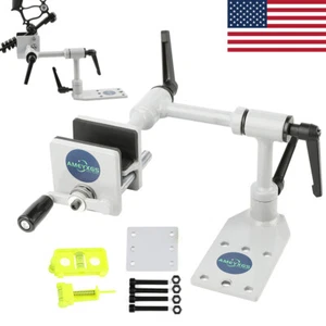 Universal Compound Bow Vise 360° Adjustable Level Tuning Kit Archery Mount Tool - Picture 1 of 13