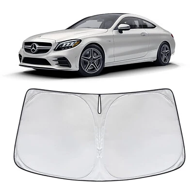 Cubierta bloque UV personalizada para parabrisas Mercedes Benz E500 E550 2003-2023 Foto 1 de 4