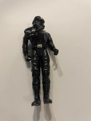 STAR WARS 2001 Hasbro Imperial TIE Interceptor Pilot only (knees articulated) Cover