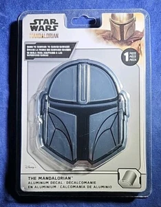 STAR WARS THE MANDALORIAN ALUMINUM DECAL BRAND NEW SEALED - Picture 1 of 2