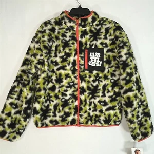 Black History Month Jacket Kids XXL (16/18) Long-Sleeve Faux-Fur Full-Zip - Picture 1 of 10