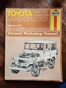 68-77 Toyota Landcruiser workshop manual - Picture 1 of 4