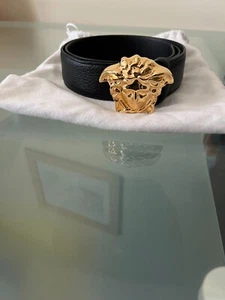 Original Versace Medusa Ledergürtel in der Farbe schwarz und Größe 90 mit Rech. - Bild 1 von 7