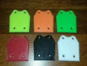 1:8e RC /Mugen mbx/Xray xb8 lot de 4 Skid plate Protections (couleurs au choix) - Photo 1/7