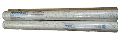 2 Borden Home Wallcoverings WT203 Vinyl Wallpaper Flowers  Prepasted Vintage - Image 1 of 4
