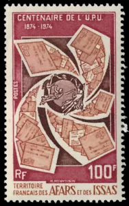 AFARS et ISSAS 375 - Universal Postal Union Centenary (pb33912) - Picture 1 of 1