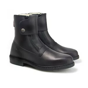 Hobo Stiefelette Zipp Sepp HG schwarz, Reitstiefelette Leder Reißverschuss, neu - Bild 1 von 3